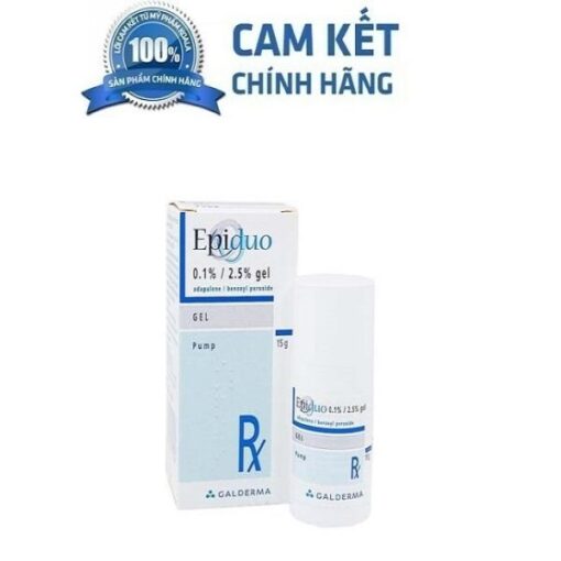 Epiduo Gel 15g 0.1%/ 2.5% – Hỗ trợ giảm mụn