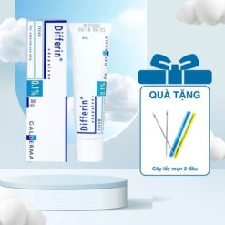Alternative view of Differin Cream 0.1% 30g giảm mụn bản Pháp của Galderma [Chính Hãng]