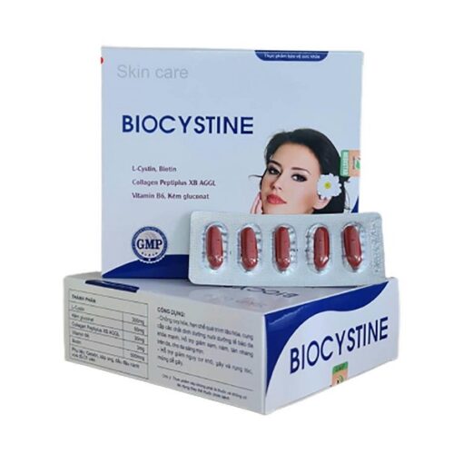 Biocystine 30 viên CHÍNH HÃNG - Đẹp da tóc móng
