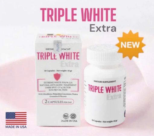 Triple White 50 Viên - Hỗ Trợ Chống Nắng Trắng Da Mẫu Mới [Chính Hãng]