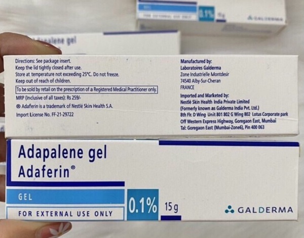 Galderma Differin gel adapalene 0.1%