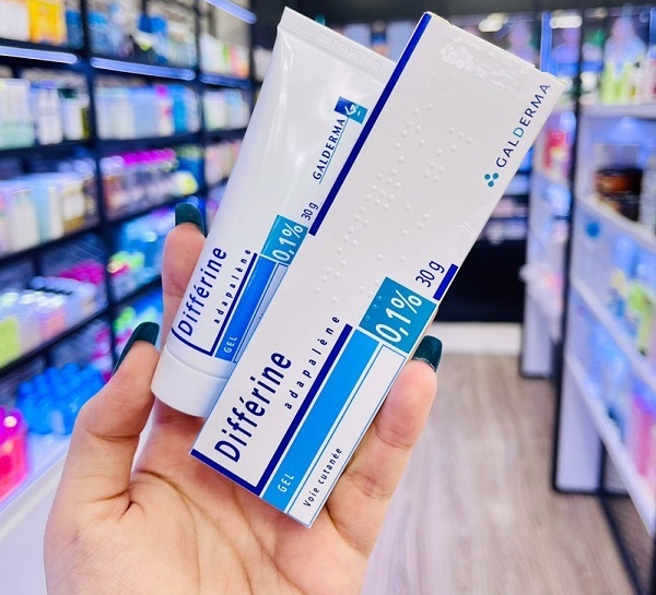 Differin Gel 0.1% 30g giảm mụn của Galderma