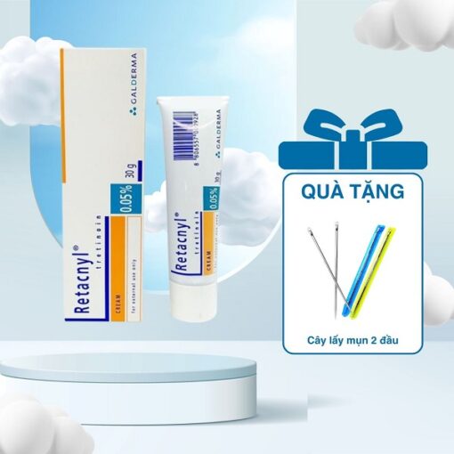 Tre Retacnyl 0.025% và 0.05% Hỗ Trợ Giảm Mụn [Chính Hãng]