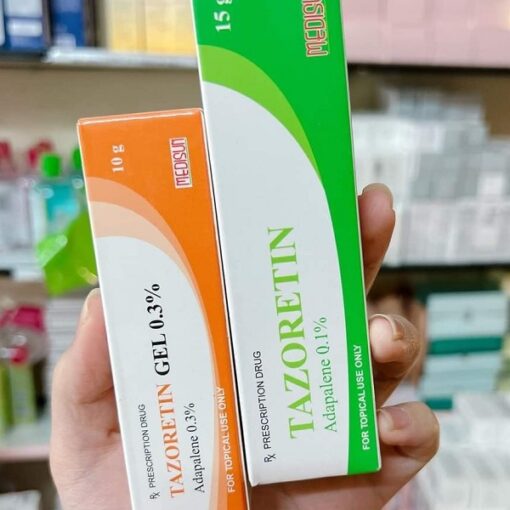 Tazoretin 0.1% 15g Hỗ Trợ Giảm Mụn Chính Hãng