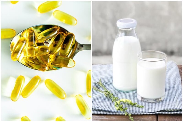 Mặt nạ dưỡng da từ vitamin E và sữa tươi