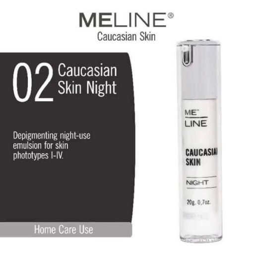 Kem Nám Đêm Me Line 02 Caucasian Skin Night 20g [Chính Hãng]