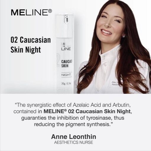Kem Nám Đêm Me Line 02 Caucasian Skin Night 20g [Chính Hãng]