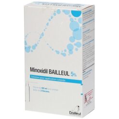 Minoxidil Bailleul 5%  Hỗ Trợ Kích Thích Mọc Tóc 3 chai 60ml CHÍNH HÃNG