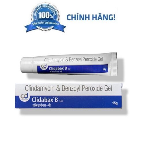 Clidabax B gel 15g Giảm Mụn [Chính Hãng]