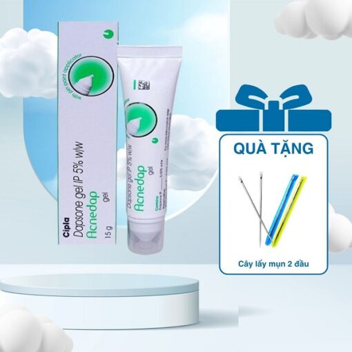 Dapsone Gel IP 5% 15g Acnedap Gel 15G Hỗ Trợ Giảm Mụn