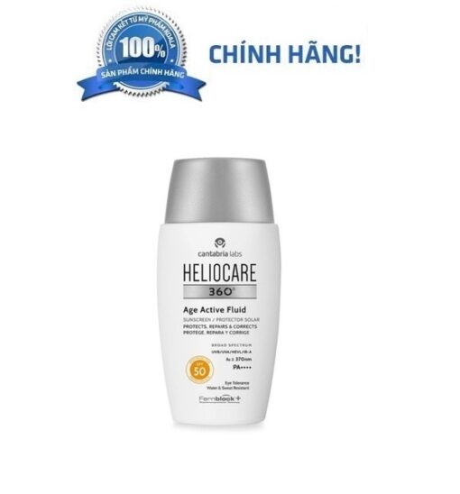 Kem Chống Nắng Heliocare 360 Age Active Fluid SPF50 PA++++ 50ml Chính Hãng