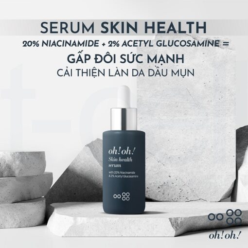 Oh!Oh! Skin Health Serum Niacinamide 20% 30ml Dưỡng Trắng Da Giảm Thâm [Chính Hãng]