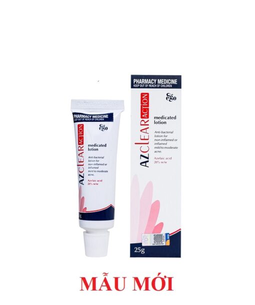 Kem Giảm Mụn Azclear Action Medicated Lotion 20% 25g [Chính Hãng] Mẫu Mới