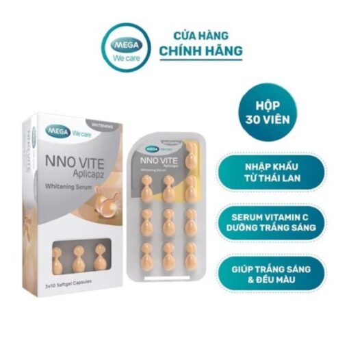 Serum dưỡng da NNO Vite Aplicapz (3 vỉ x 10 viên/hộp) [Chính Hãng]