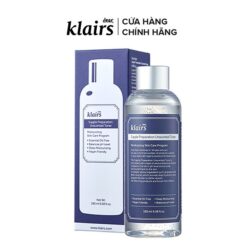 Nước Hoa Hồng Không Mùi Klairs Supple Preparation Unscented Toner 180ml