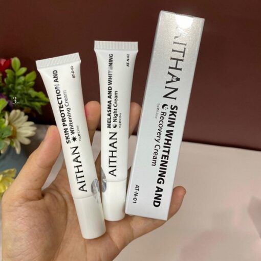 Bộ Giảm Nám Chuyên Sâu Aithan 15gr (4 Tuýp) Set Hàng Công Ty [Chính Hãng]