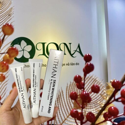 Bộ Giảm Nám Chuyên Sâu Aithan 15gr (4 Tuýp) Set Hàng Công Ty [Chính Hãng]