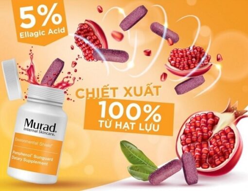 Viên Uống Chống Nắng Murad 60 Viên Pomphenol Sunguard Dietary Supplement [Chính Hãng]