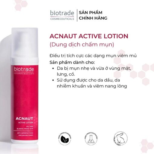 Biotrade Acne Out Active Lotion 10ml Giảm Mụn Hoạt Tính [Chính Hãng Công Ty]