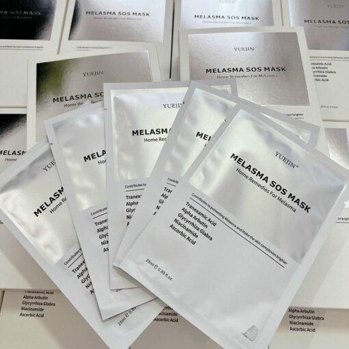 Mặt Nạ Yuejin Melasma Sos Mask 1 Hộp 10 Miếng Dưỡng Trắng, Mờ Thâm Nám
