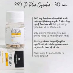 Alternative view of Viên Uống Chống Nắng Heliocare 360° D Plus Capsulas Via Oral 30 Viên [Chính Hãng]