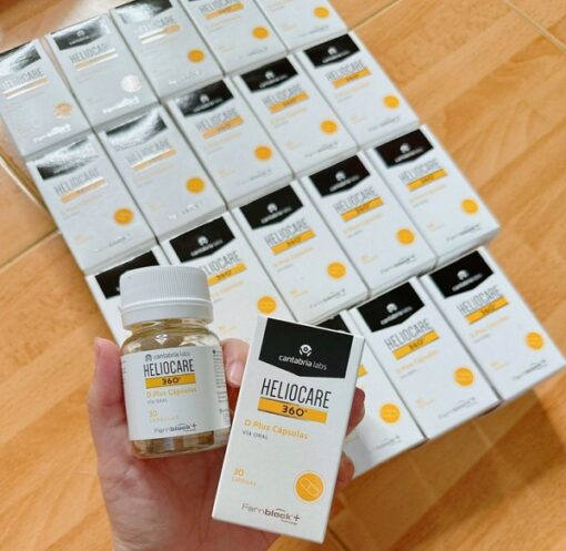 Viên Uống Chống Nắng Heliocare 360° D Plus Capsulas Via Oral 30 Viên [Chính Hãng]