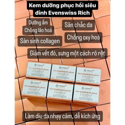 Kem Dưỡng Phục Hồi Evenswiss Rich Regenerating Cream 50ml