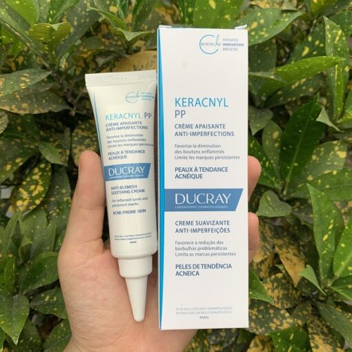 Kem Giảm Mụn Mờ Thâm Ducray Keracnyl PP+ Anti-Blemish Soothing Cream 30ml