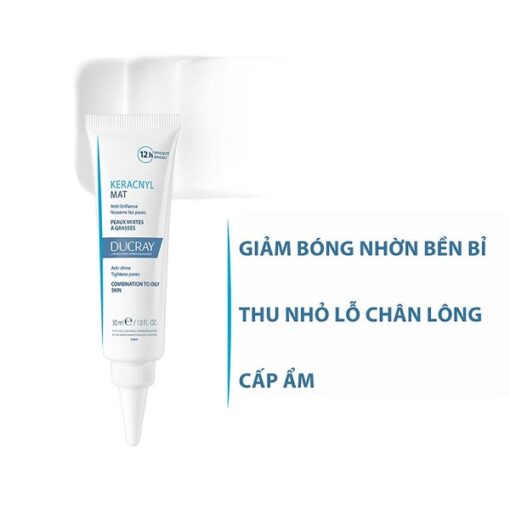 Kem Giảm Mụn Mờ Thâm Ducray Keracnyl PP+ Anti-Blemish Soothing Cream 30ml