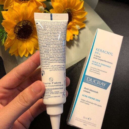 Kem Giảm Mụn Mờ Thâm Ducray Keracnyl PP+ Anti-Blemish Soothing Cream 30ml
