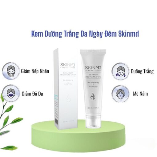Kem Dưỡng Trắng Ngày Đêm SkinMD Day & Night Brightening Cream 50ml [Hàng Công Ty]