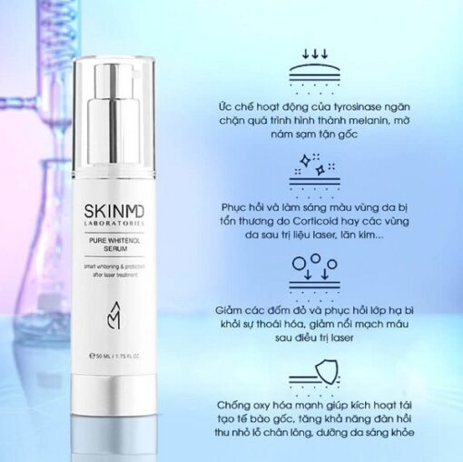 Serum SkinMD Pure Whitenol 50ml Giảm Nám Sạm Tàn Nhang [Hàng Công Ty]