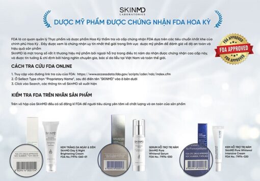 Serum SkinMD Pure Whitenol 50ml Giảm Nám Sạm Tàn Nhang [Hàng Công Ty]