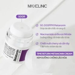 Alternative view of Kem Dưỡng Mờ Nám Melatonin Liposome 5% Maxclinic Time Return Cream 50g