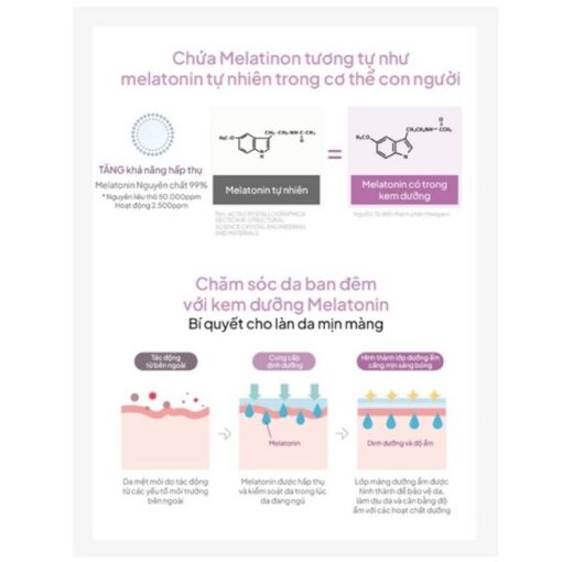 Kem Dưỡng Mờ Nám Melatonin Liposome 5% Maxclinic Time Return Cream 50g