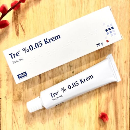 Assos Tre 0.05 % Krem Kem Hỗ Trợ Giảm Mụn, Trẻ Hóa Da 30g