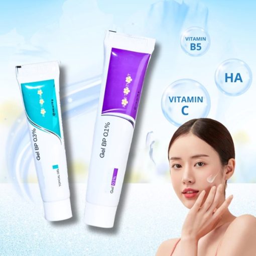 Klena Gel Adapalene 0.1% và 0.3% 30g Giảm Mụn Ẩn, Mụn Trứng Cá, Mờ Thâm