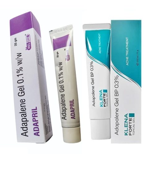 Klena Gel Adapalene 0.1% và 0.3% 30g Giảm Mụn Ẩn, Mụn Trứng Cá, Mờ Thâm