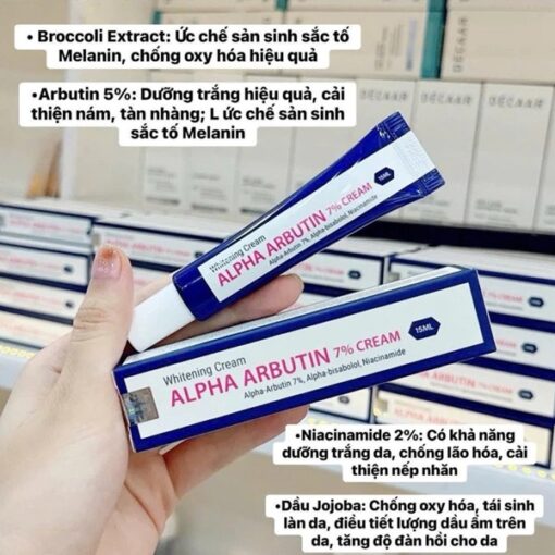 Kem Nám Alpha Arbutin 7% Cream Hỗ Trợ Giảm Thâm Nám, Dưỡng Sáng Da [Chính Hãng]