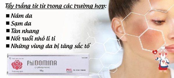 cong dung kem tri nam da tan nhan phil domina 10g