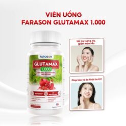 Alternative view of Faroson Glutamax 1000 Viên Uống Hỗ Trợ Trắng Da của Mỹ [Chính Hãng Hàng Công Ty]