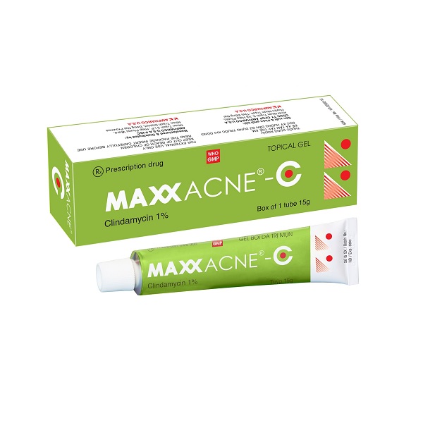 Maxxacne C - Gel 15g giảm mụn nhanh